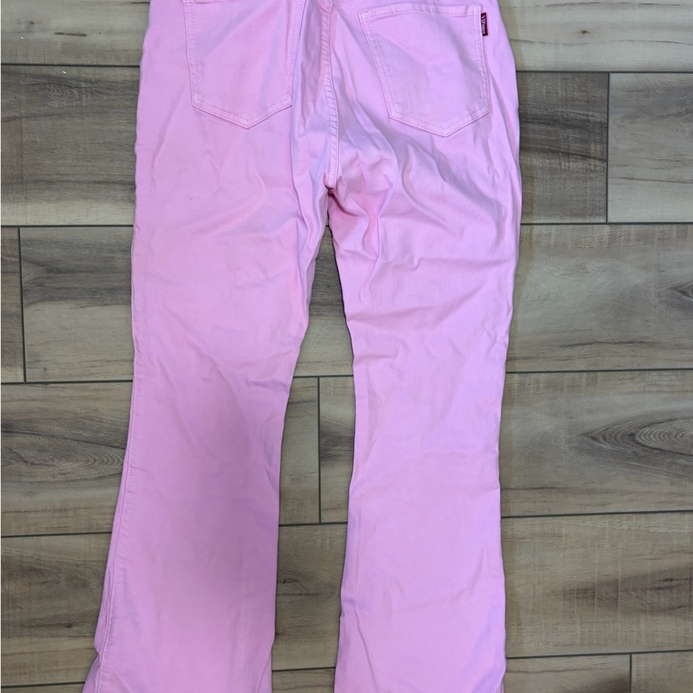 Pink Flared Jeans - Picture 4 of 5